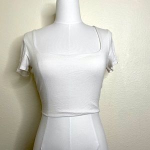 ASOS DESIGN Tall cropped top with square neck